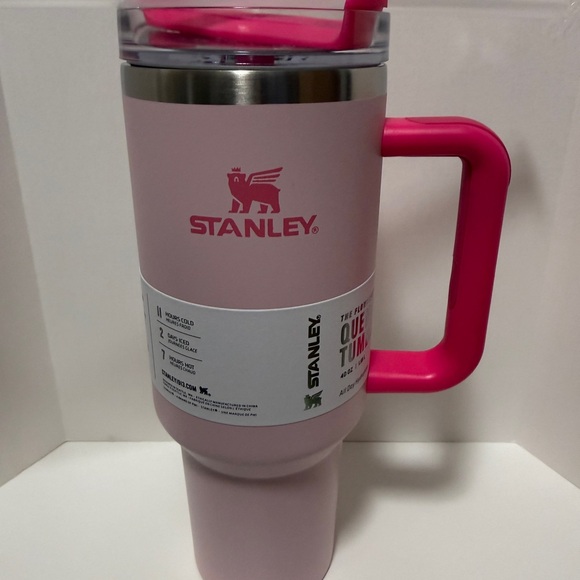 Stanley Other - 40oz Stanley Pink Flamingo Tumbler with Handle